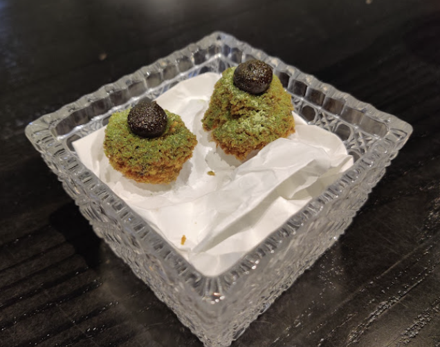 Corvino Supper Club & Tasting Room signature dishes Seaweed Donut
Steak Tartare
Horchata Ice Cream